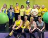 Community cardio drumming moment
